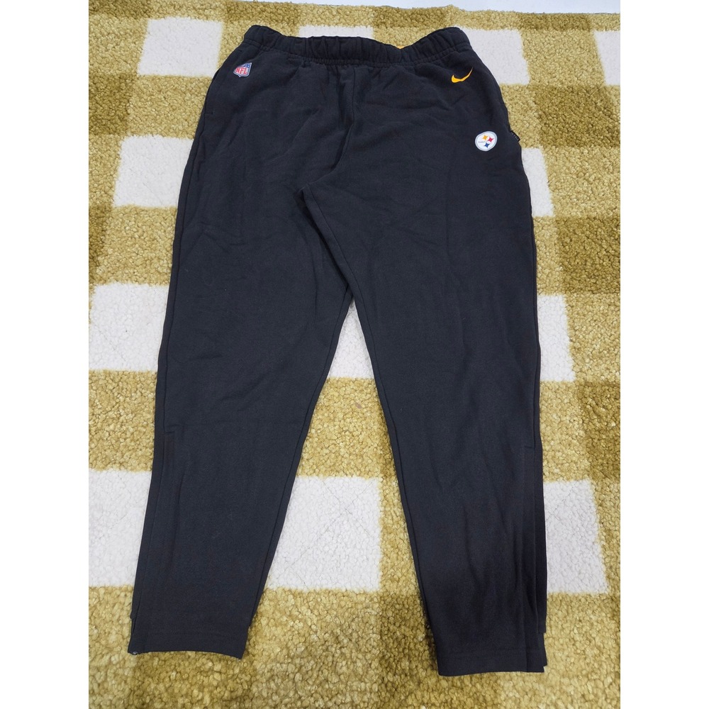Nike NFL Pittsburgh Steelers Dri-FIT On-Field Training Sweatpants Black Mens XL